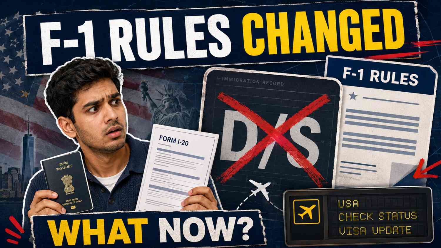 US Ends "Duration of Status" for F-1 Students: What Every Indian Student Must Do Before September 15, 2026