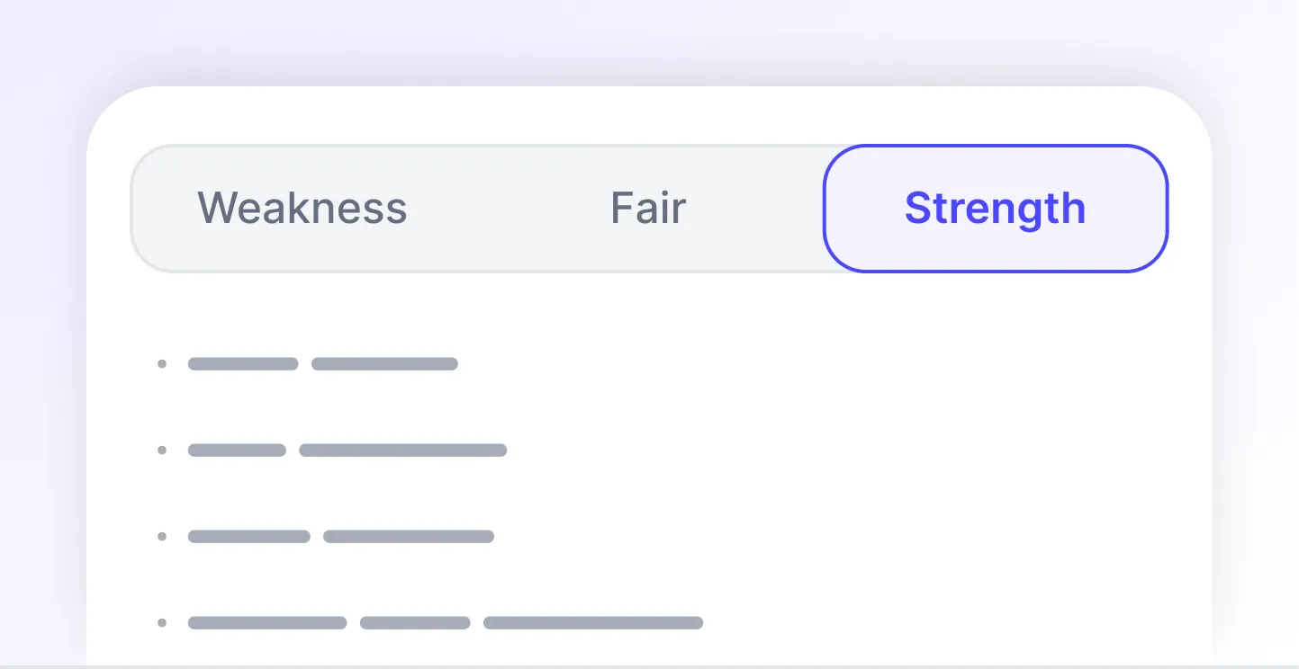 Review section-wise performance