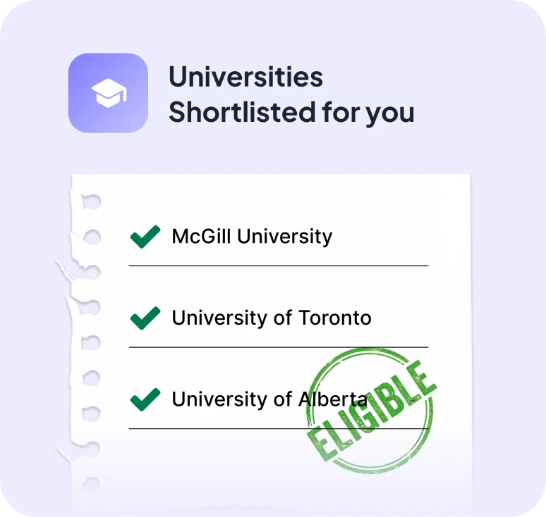 University Shortlist