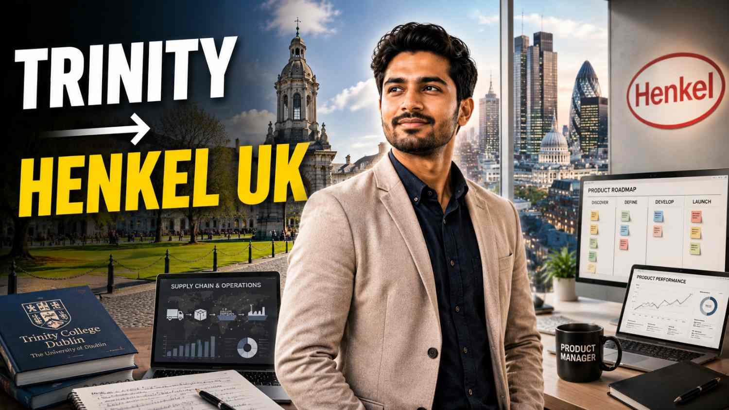 From Bangalore to Dublin to London: How Trinity College Prepared Sathwik Ramaprasad for a Career at Henkel