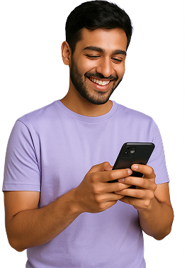 Student connecting with a counsellor on phone