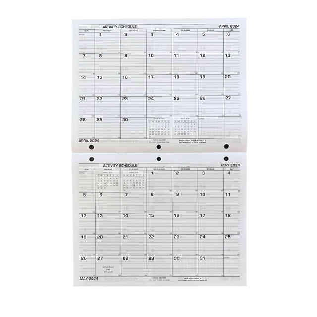 Unicor 2025 Activity Schedule — 10Pack — UCR6650586