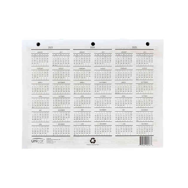 Unicor 2025 Activity Schedule — 10Pack — UCR6650586