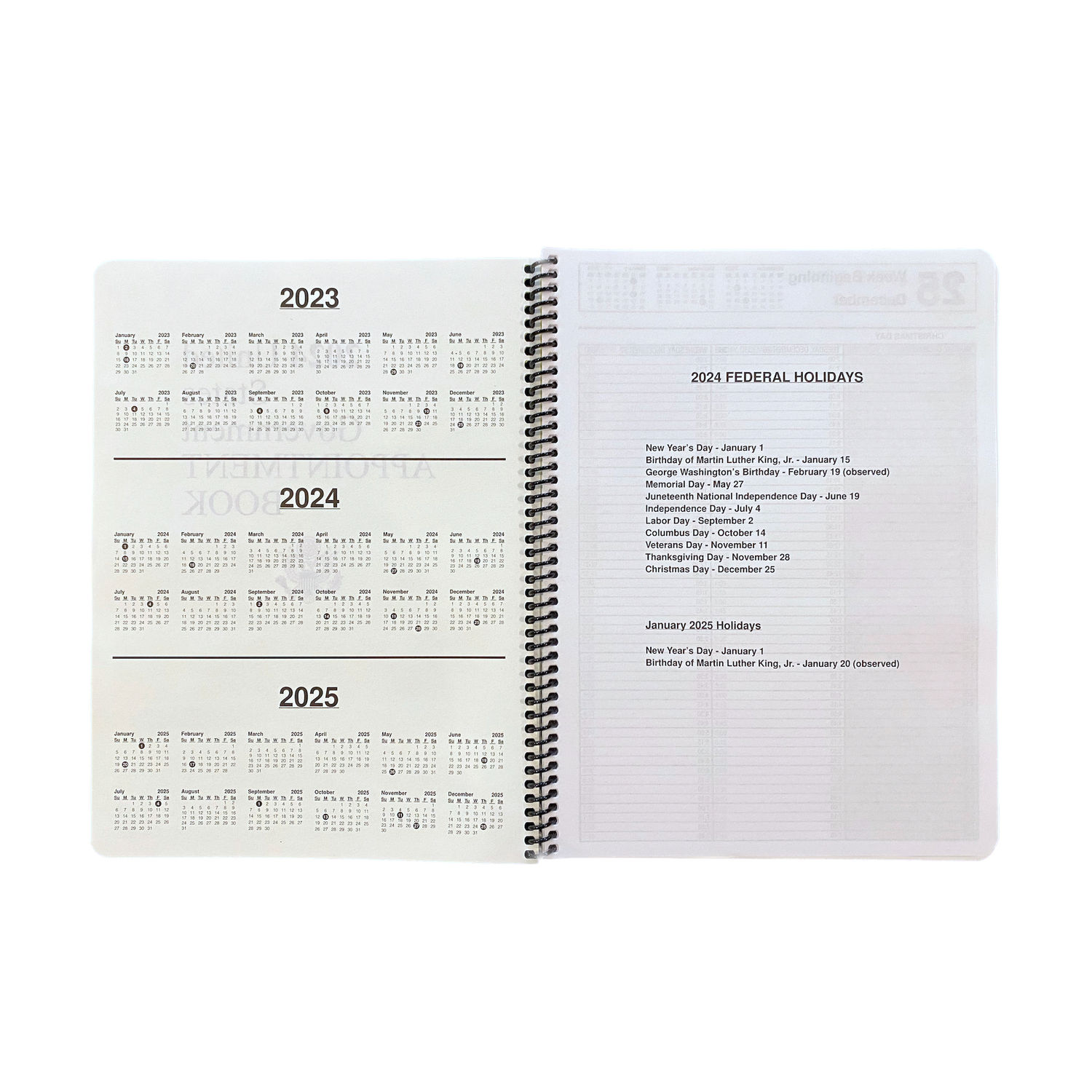 Recharge Filofax 2024 15x21 on Gens de Confiance