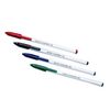 LCI107143 - SKILCRAFT Stick Pen - Red Ink - White Barrel - 12 / Dozen