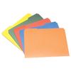 LCI108597 - SKILCRAFT Top Tab File Folder - Letter - 8. 50" Width x 11" Length Sheet Size - 11 pt. Folder Thickness - Kraft - Yellow, Blue, Green, Orange - Recycled - 5Each