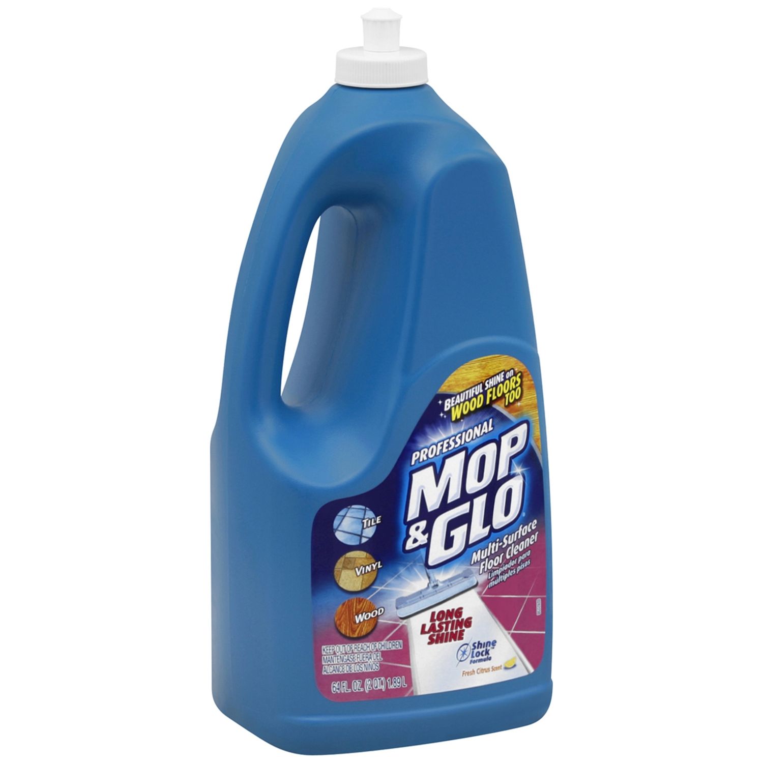 Mop Glo One Step Mop Glo Cleaner 64 oz 4 lb Lemon