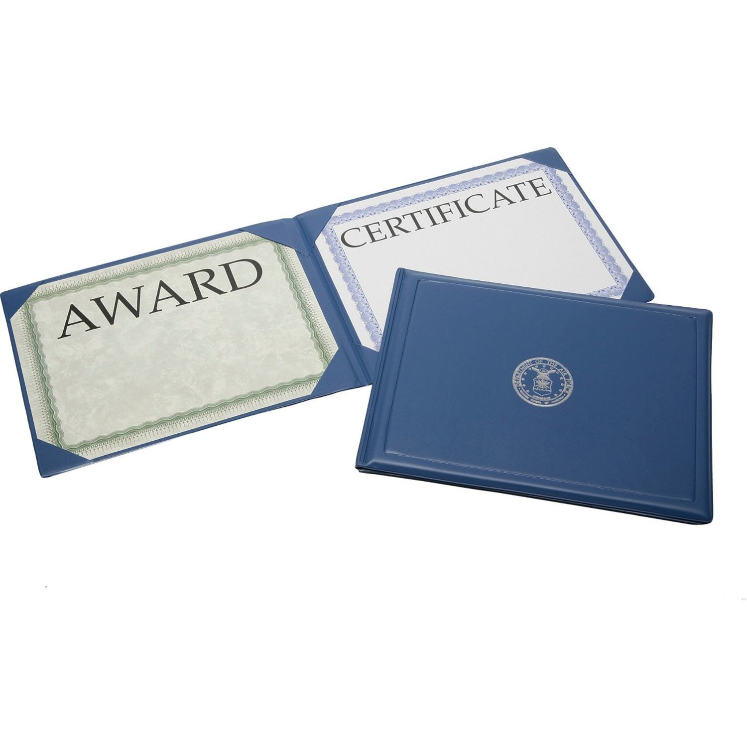 SKILCRAFT Award Certificate Binder With Gold Navy Seal - Letter - 8. 5 ...