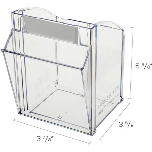 Deflecto Tilt Bin Interlocking Multi-Bin Storage Organizer