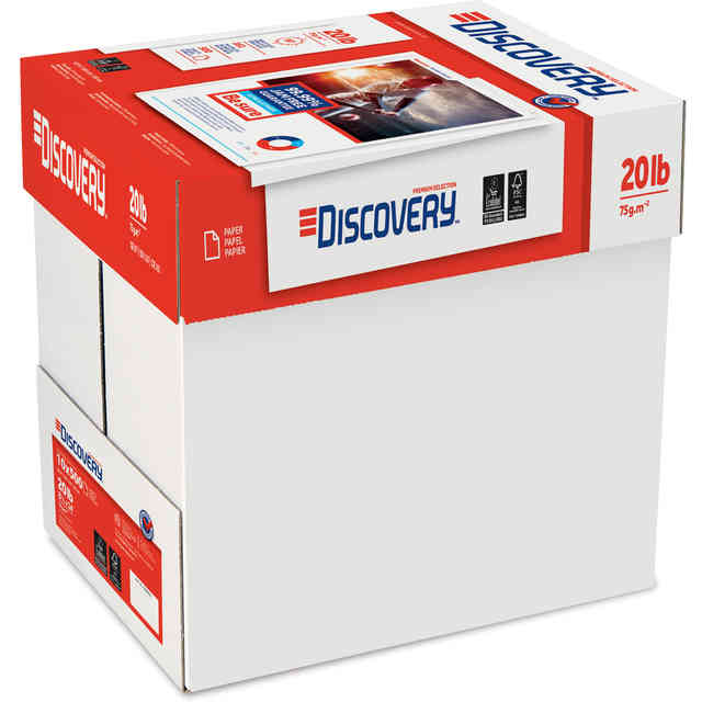 Discovery Premium Multipurpose Paper - Anti-Jam - White - 97 Brightness - Letter - 8 1/2 Discovery Premium Multipurpose Paper - Anti-Jam - White - 97 Brightness - Letter - 8 1/2