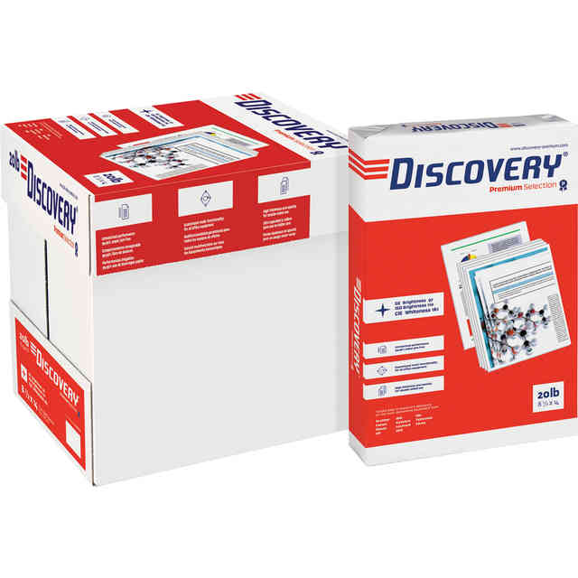 Discovery Premium Multipurpose Paper - Anti-Jam - White - 97 Brightness - Letter - 8 1/2 Discovery Premium Multipurpose Paper - Anti-Jam - White - 97 Brightness - Letter - 8 1/2