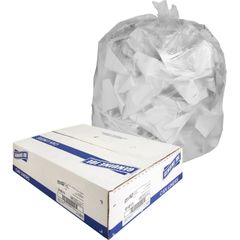 12-16 Gallon Trash Bags, 24 x 32, Black, 500 Per Case, Folded