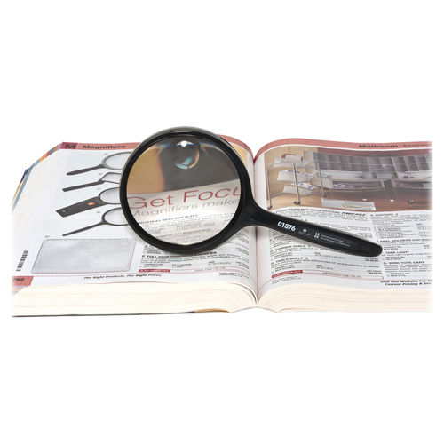 Sparco Handheld Magnifiers 3.50 Diameter - Black