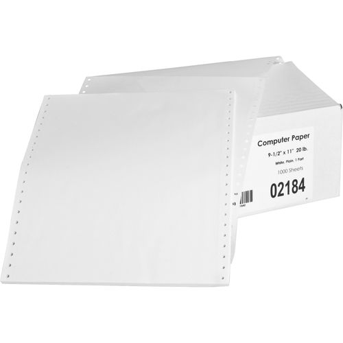 Sparco Continuous Paper 9 1/2x11 - White