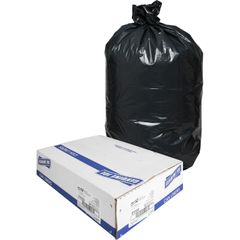 20-30 Gallon Black Regular Duty Trash Bags - 0.65 Mil