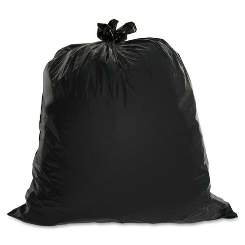 Genuine Joe Heavy-Duty Trash Can Liners, Extra Large Size - 60 Gallon -  Black - 50/Box 