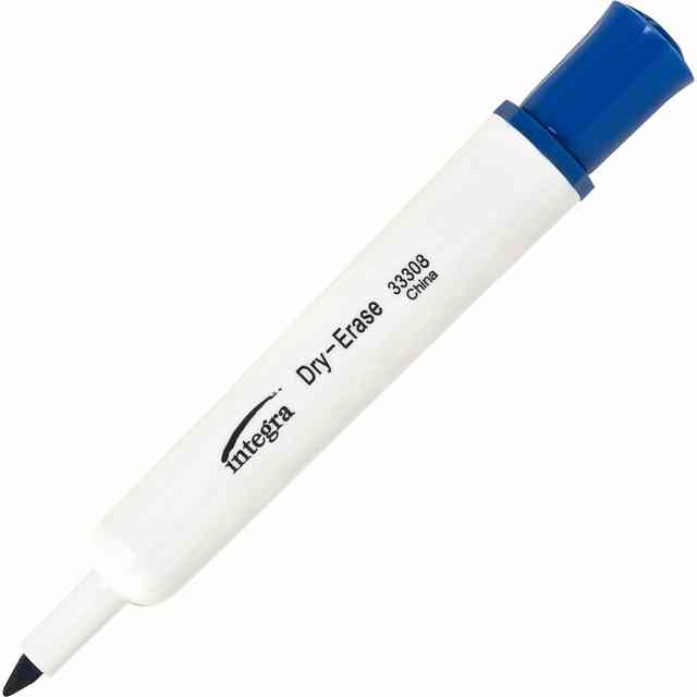 Integra Chisel Point Dry-erase Markers - Chisel Marker Point Style - Red - 1 Dozen Integra Chisel Point Dry-erase Markers - Chisel Marker Point Style - Red - 1 Dozen