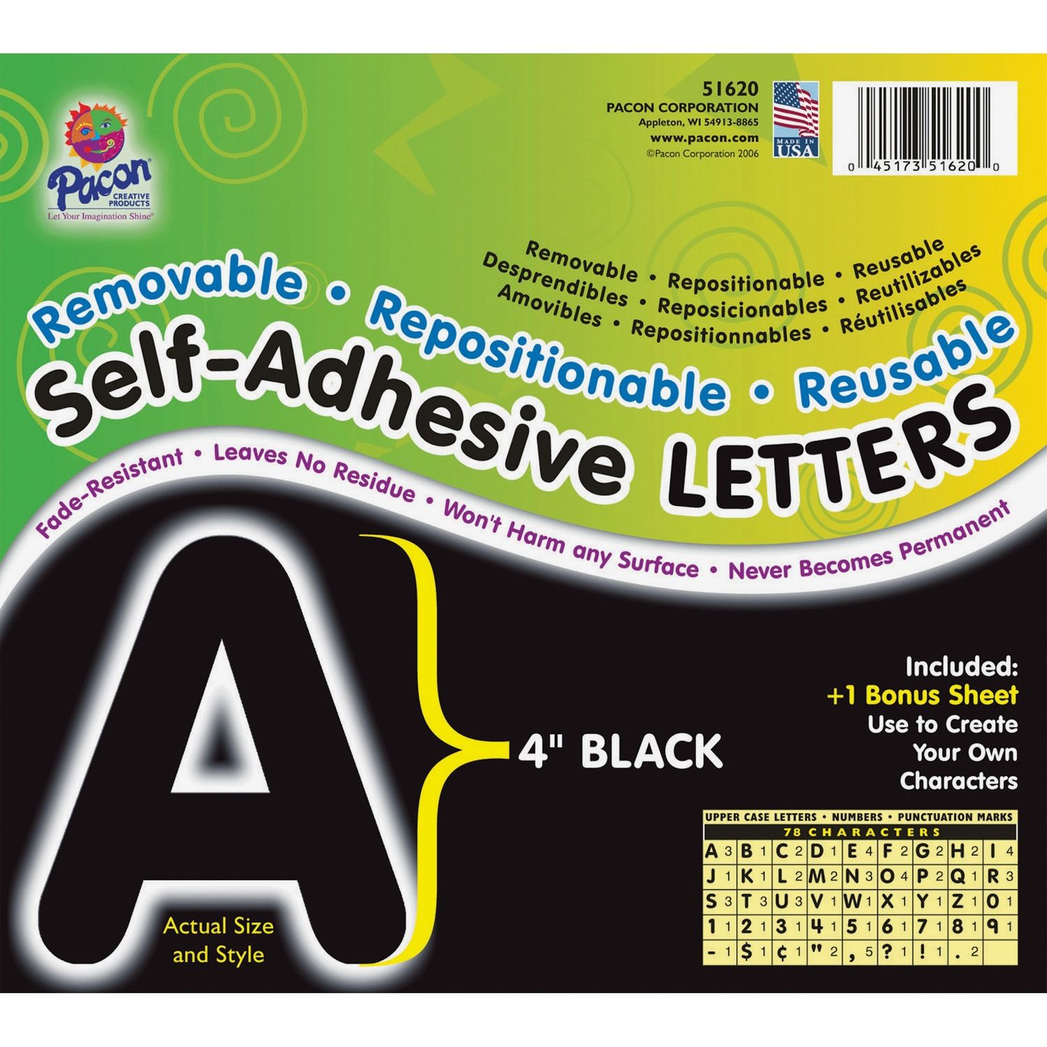 Dry Erase Sheets, Self-Adhesive - Pacon Creative Products