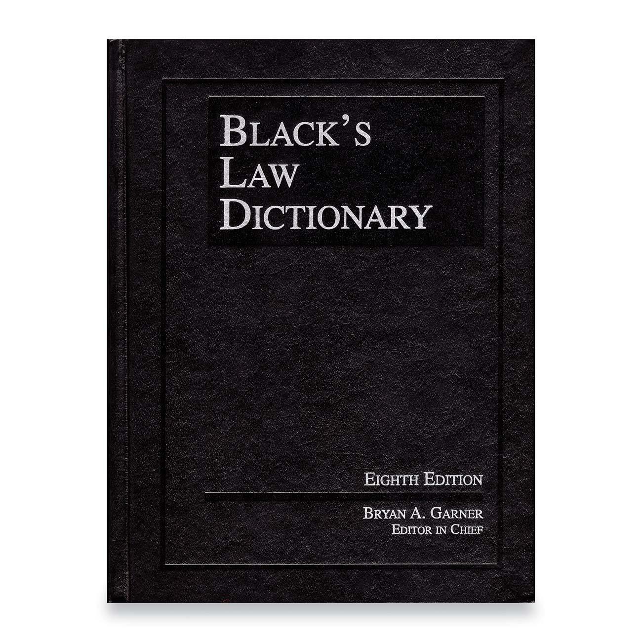 8th Edition Black's Law Dictionary Printed Book by Bryan A. Garner 