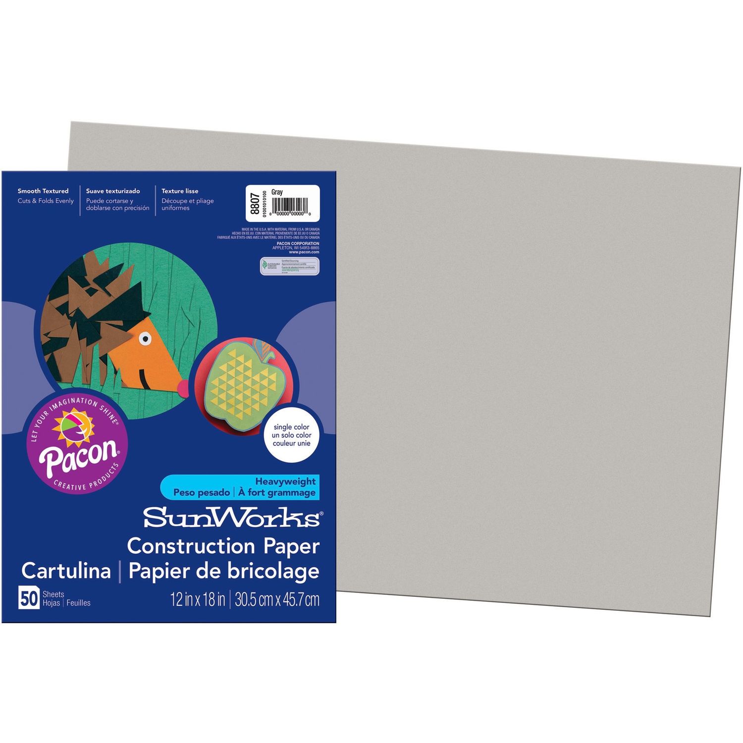  White Construction Paper