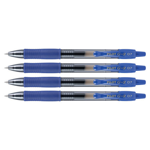 Pilot G2 Retractable Gel Ink Rollerball Pens - Fine Pen Point