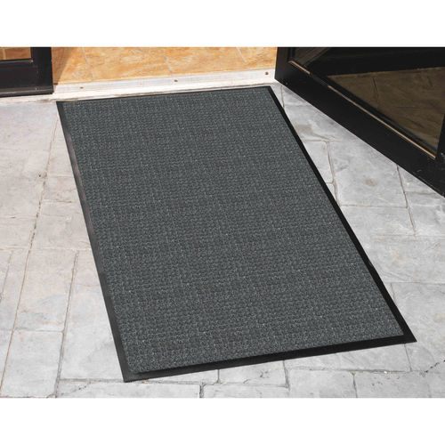 Genuine Joe WaterGuard Indoor/Outdoor Mats - Carpeted Floor, Hard