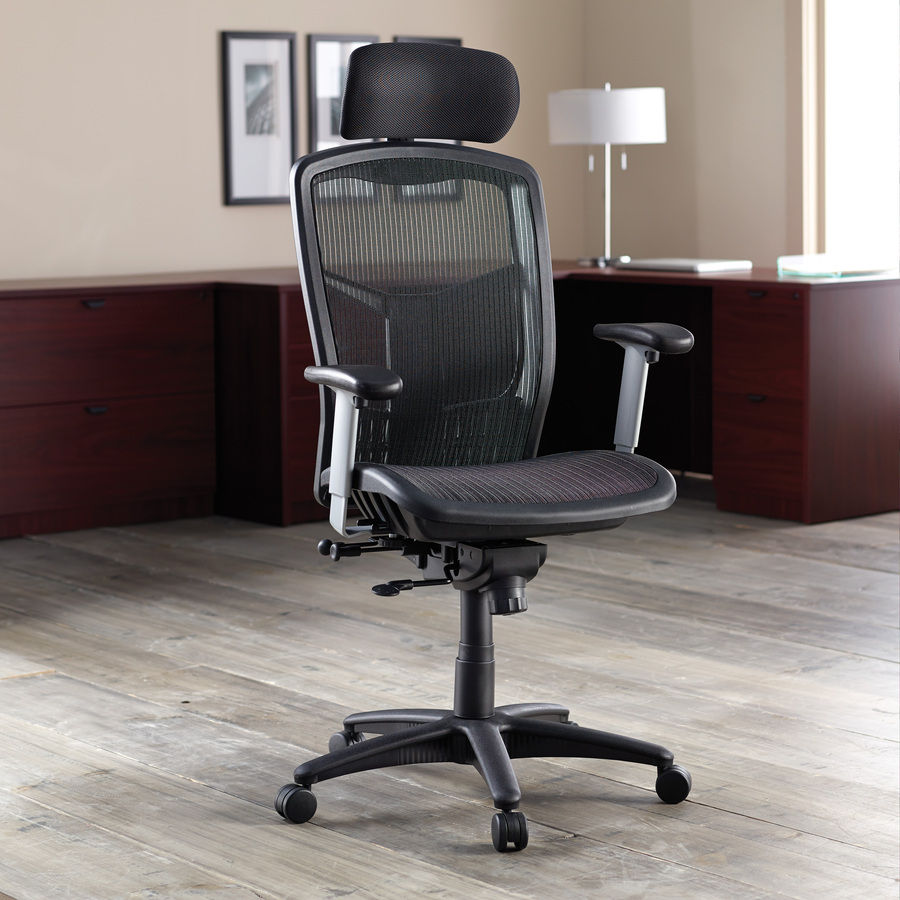 ErgoMesh Series Mesh High Back Office Chair by Lorell LLR60324 OnTimeSupplies