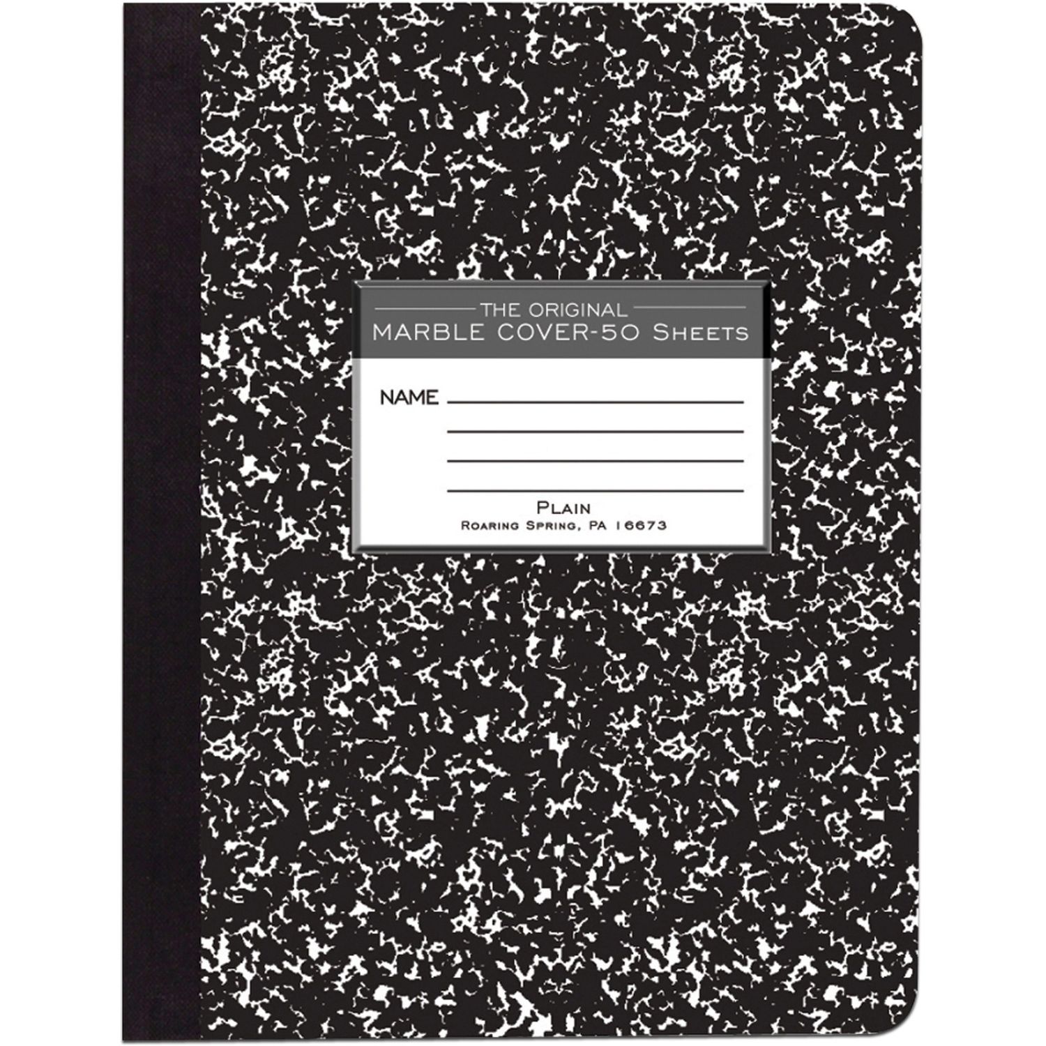Unruled Hard Cover Composition Book by Roaring Spring Paper Products  ROA77260 | OnTimeSupplies.com