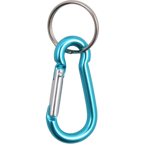 Carabiner key chain attaches to your bag or briefcase. Spring