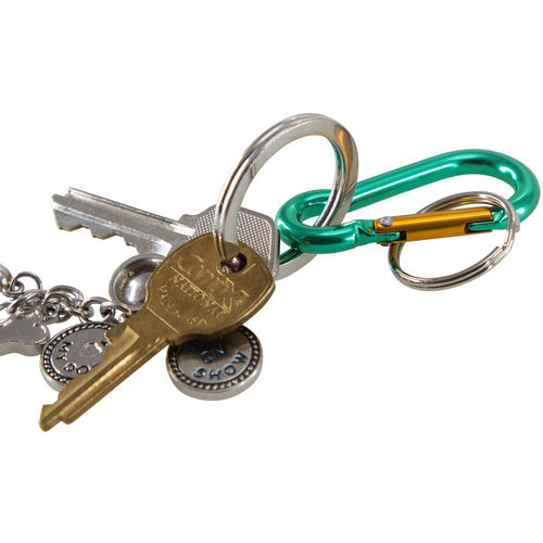 ZIPPER CARABINER AND KEY RING-#ZIP100