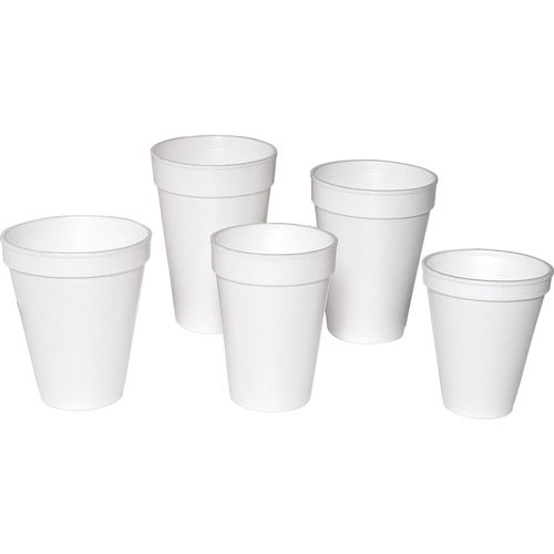 Genuine Joe HotCold Foam Cups 16 Oz White Carton Of 500 Cups