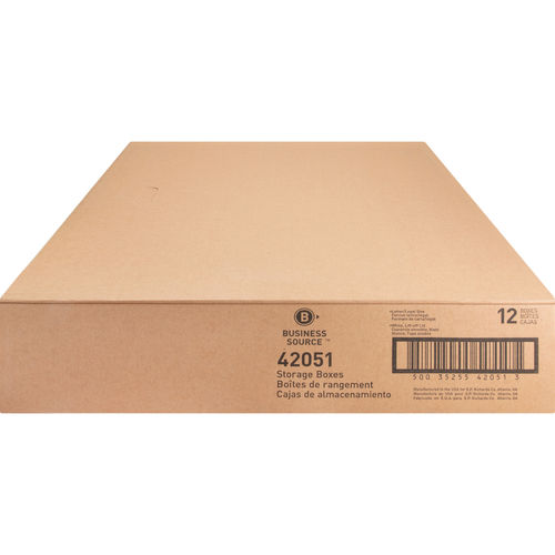 Economy Cardboard Corrugated File Storage Boxes 24 x 12 x 10, 12 Case  Pack