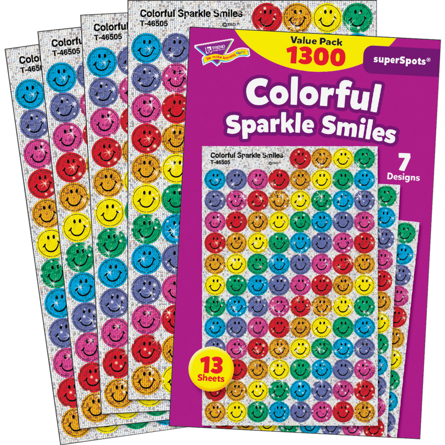 TREND superShapes Sticker Pack Gold Sparkle Stars Pack Of 400