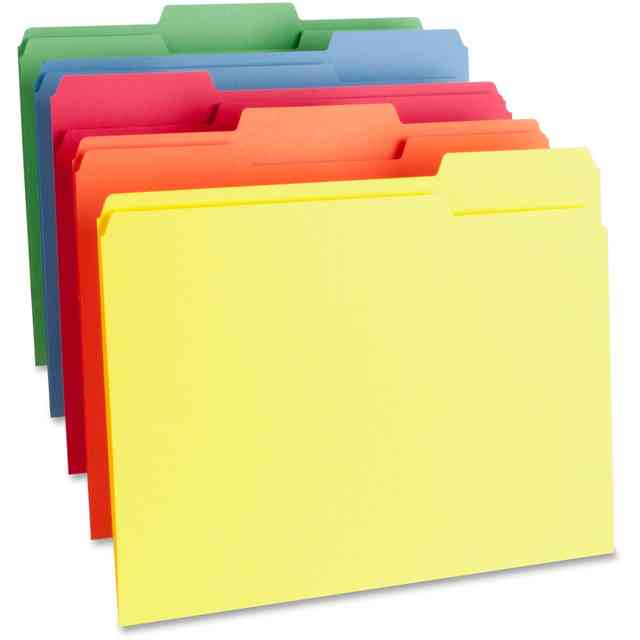 Business Source 1/3 Tab Cut Letter Recycled Top Tab File Folder - 8 1/2 Business Source 1/3 Tab Cut Letter Recycled Top Tab File Folder - 8 1/2