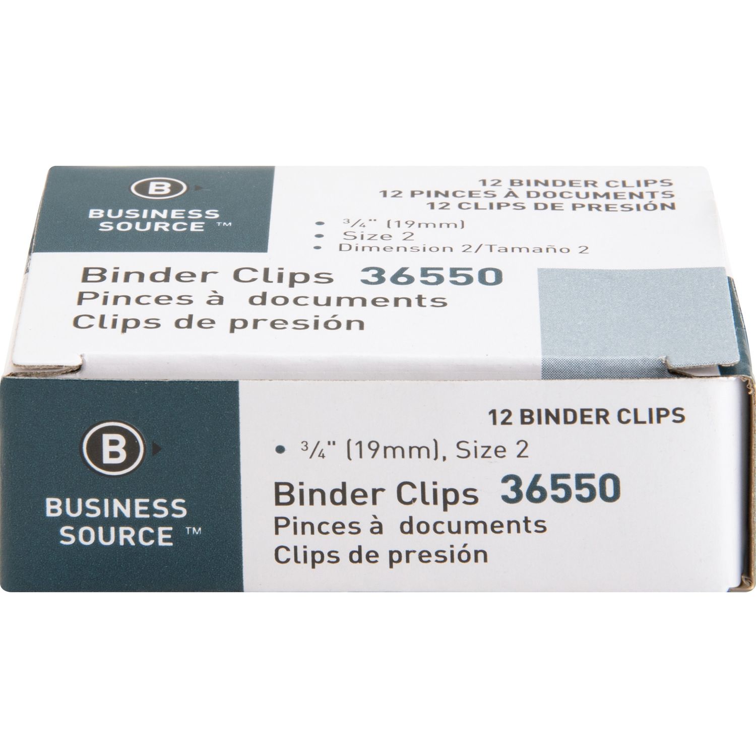 Binder Clips - 19mm (12 Clips)