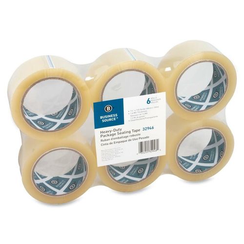 Business Source 2 Packing Tape, Heavy Duty, 2 x 55 yds - 3 Core