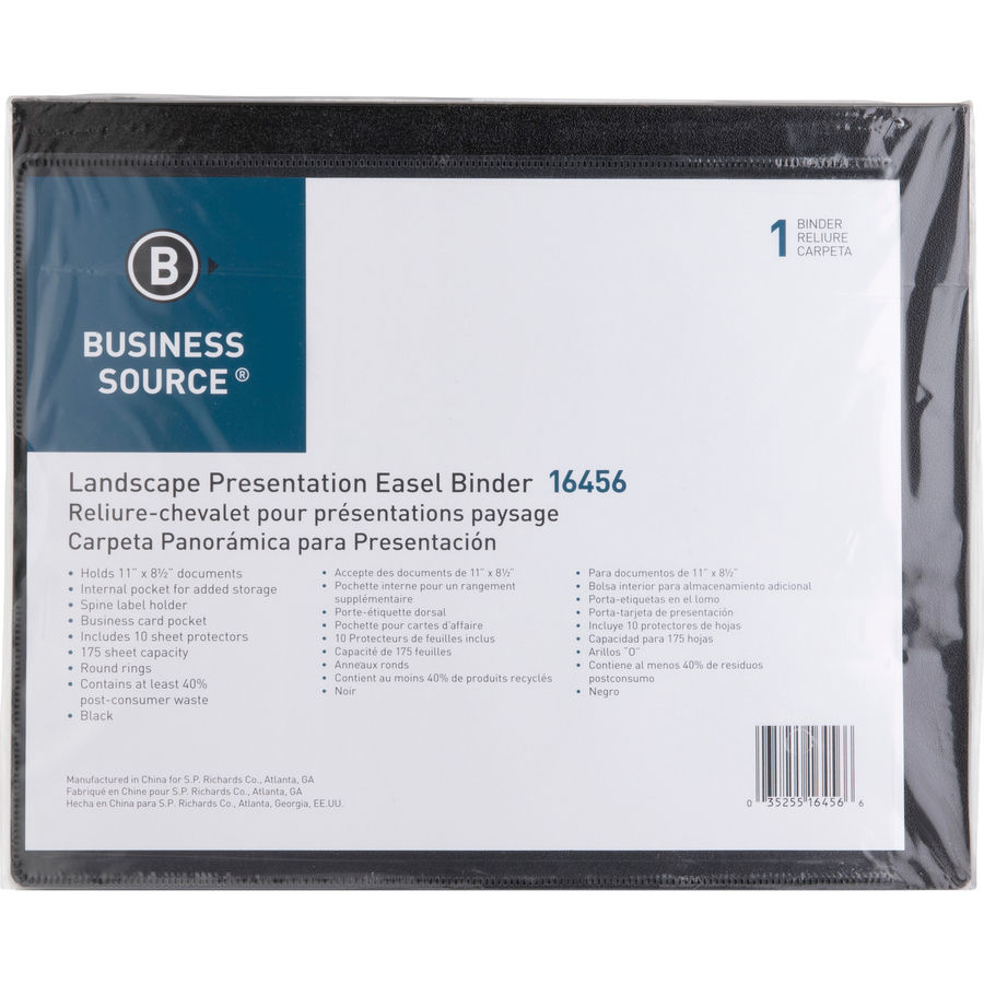 Business Source 1 Presentation Binder