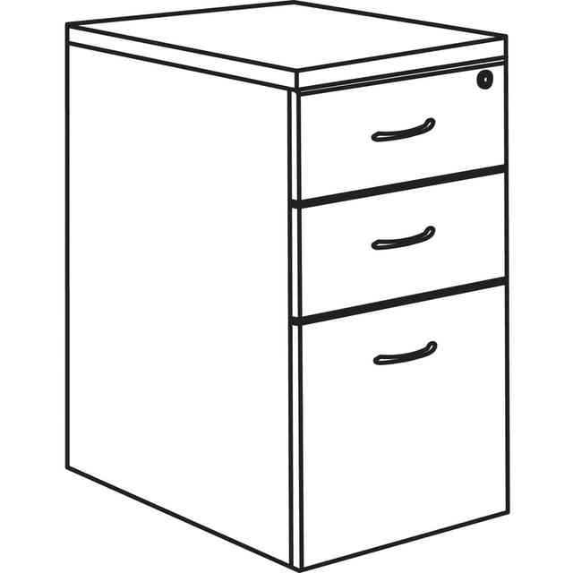 Lorell Essentials Series File/File Mobile File Cabinet - 15.8 Lorell Essentials Series File/File Mobile File Cabinet - 15.8