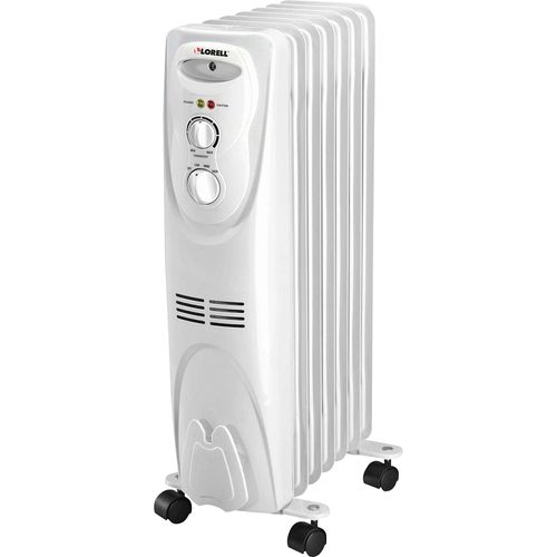 1500 Watt 3-Setting Oil Filled Heater by Lorell LLR29552 |  OnTimeSupplies.com