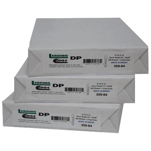 8 1/2 x 14 White Ream of 20# Multipurpose Paper - 500 Sheets