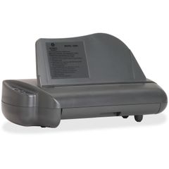 Officemate Electric 2-3 Hole Adjustable Eco-Punch, 30% Recycled,  Black/Gray/Green (90115) 