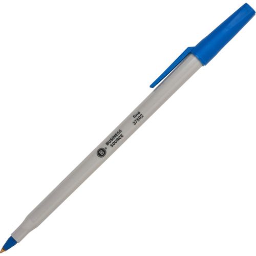 Fine Point Ballpoint Stick Pens by Business Source BSN37502