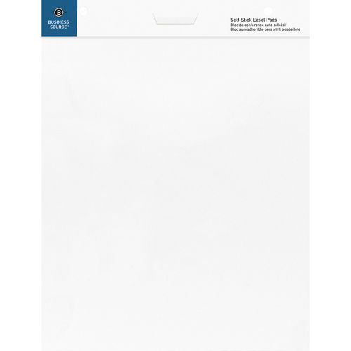 Business Source Self-stick Easel Pads - 30 Sheet - Unruled - 25 X 30 - 4  / Carton - White Paper (BSN38592)