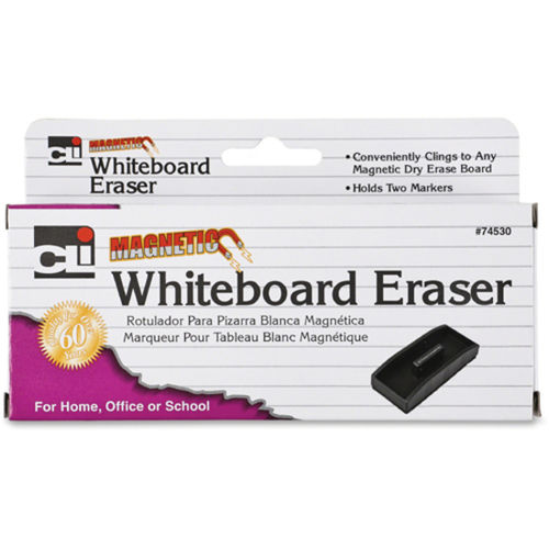 Charles Leonard Multi Purpose Dry Erase Chalkboard Eraser 5 Black