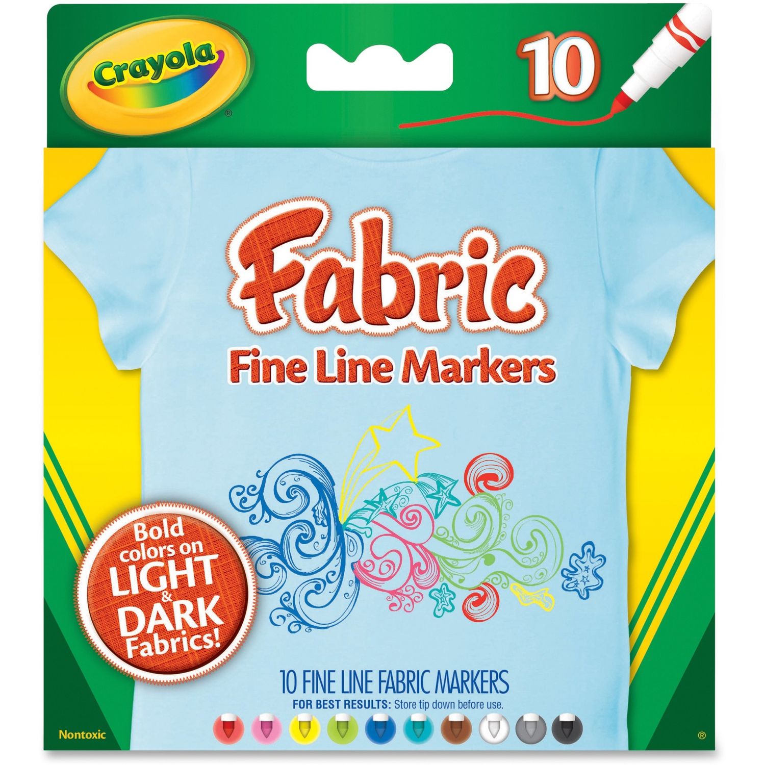 How to Use Crayola Fabric Markers