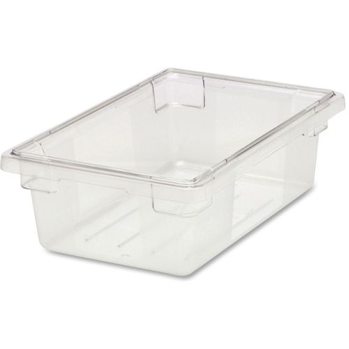 RCP 330900CLR Rubbermaid Comm. 3-1/2 Gallon Clear Food/Tote Box