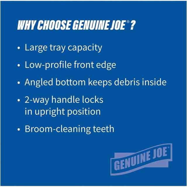 Genuine Joe Lobby Dust Pan - 12 Genuine Joe Lobby Dust Pan - 12