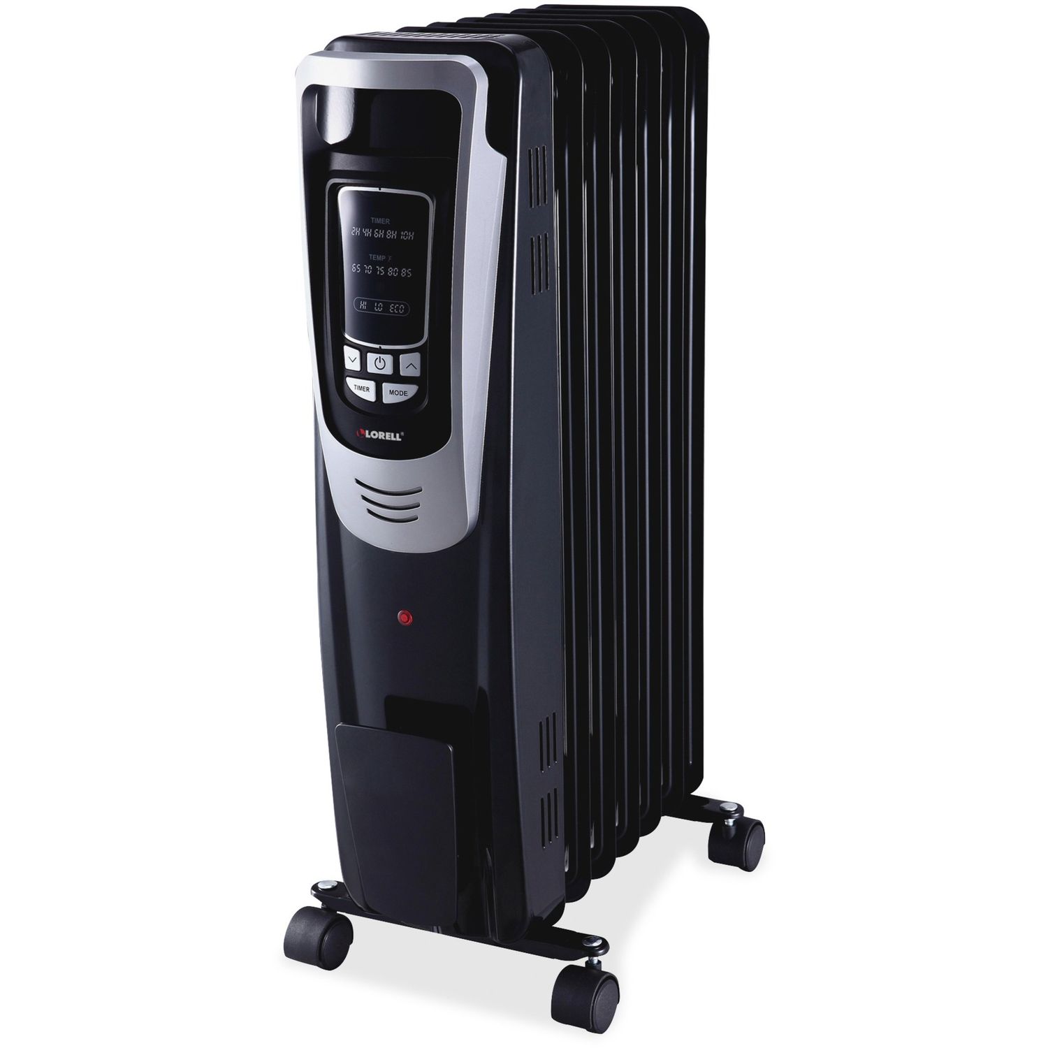 LED Display Mobile Radiator Heater by Lorell LLR33568 | OnTimeSupplies.com