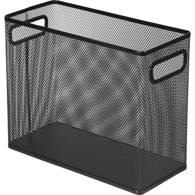 Lorell Mesh Tabletop Hanging File Holder - Black - Steel - 1 Each Lorell Mesh Tabletop Hanging File Holder - Black - Steel - 1 Each