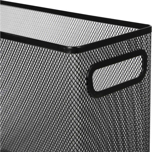 Lorell Mesh Tabletop Hanging File Holder - Black - Steel - 1 Each Lorell Mesh Tabletop Hanging File Holder - Black - Steel - 1 Each
